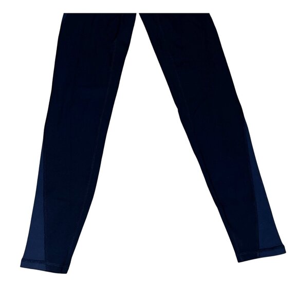 Aerie Offline Goals 7/8 Ribbed Leggings Sz Small Womens Black Workout Active Leg - Picture 7 of 16